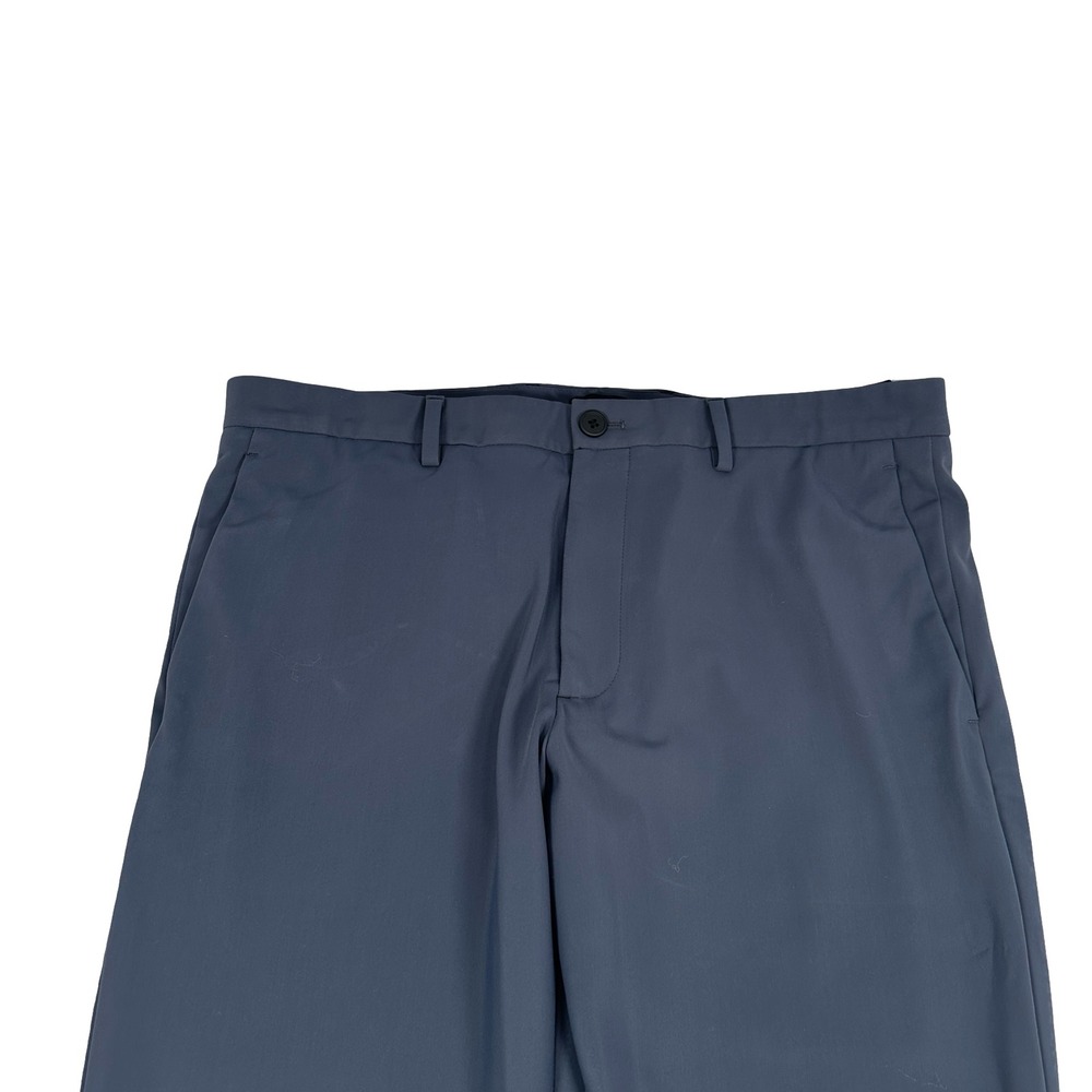 Theory Zaine SW Precision Ponte Slim Fit Pants Mens 34 Dark Grayish Blue - Picture 3 of 10